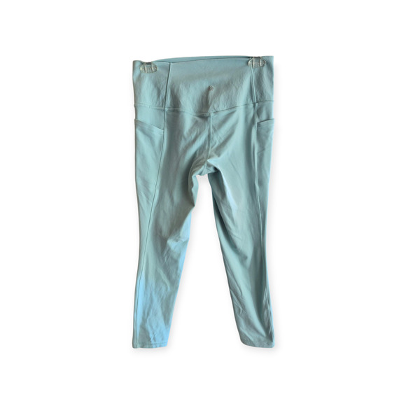 Athleta Salutation Stash Pocket II 7/8 Tight Leggings Light Green M High Rise - Picture 5 of 10